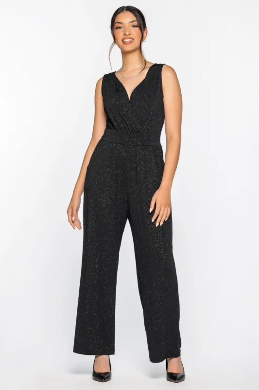 Glitter Sleeveless Jumpsuit made by Eclipse