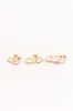 Rhinestone Hoop Earrings Set sold by Eclipse