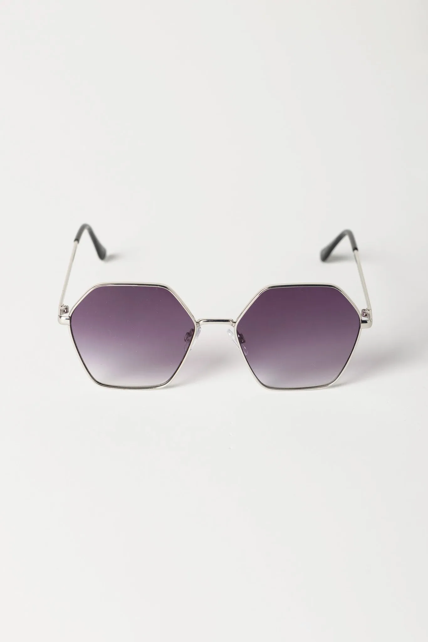 Metal-Rimmed Hexagon Sunglasses sold by Eclipse product image thumbnail 4