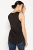 Sleeveless V-Neck Top with Shirttail Hem sold by Eclipse