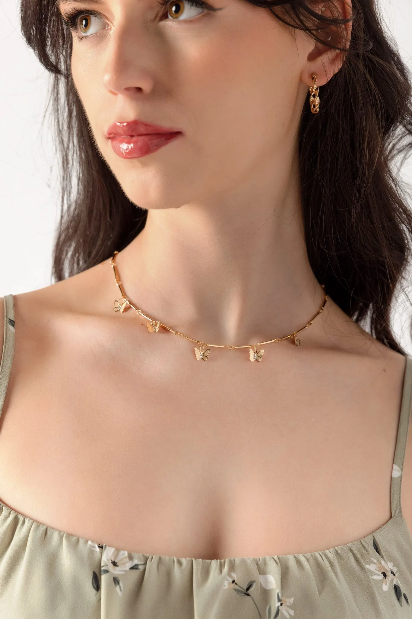 Five Butterflies Necklace sold by Eclipse