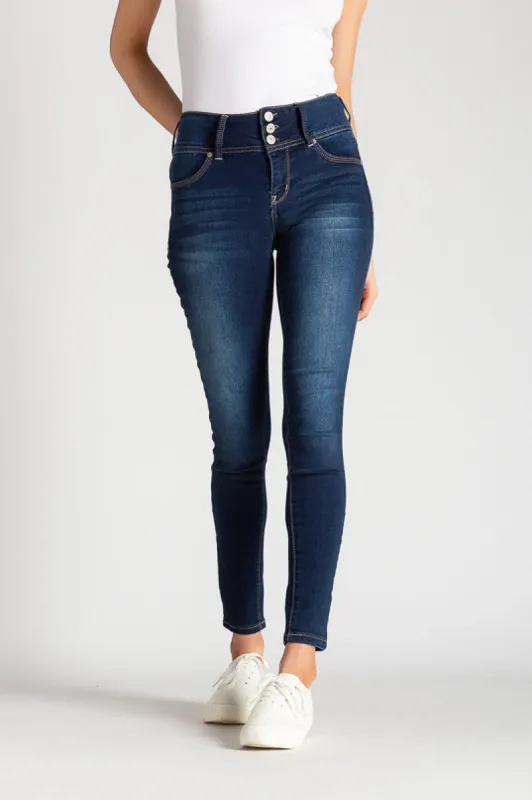 WallFlower Riverton Wash Insta-Soft Sassy Skinny High-Rise Jegging sold by Eclipse