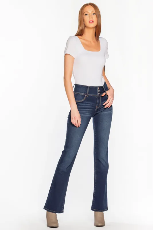WallFlower Riverton Wash Sassy High-Rise Bootcut Jean sold by Eclipse