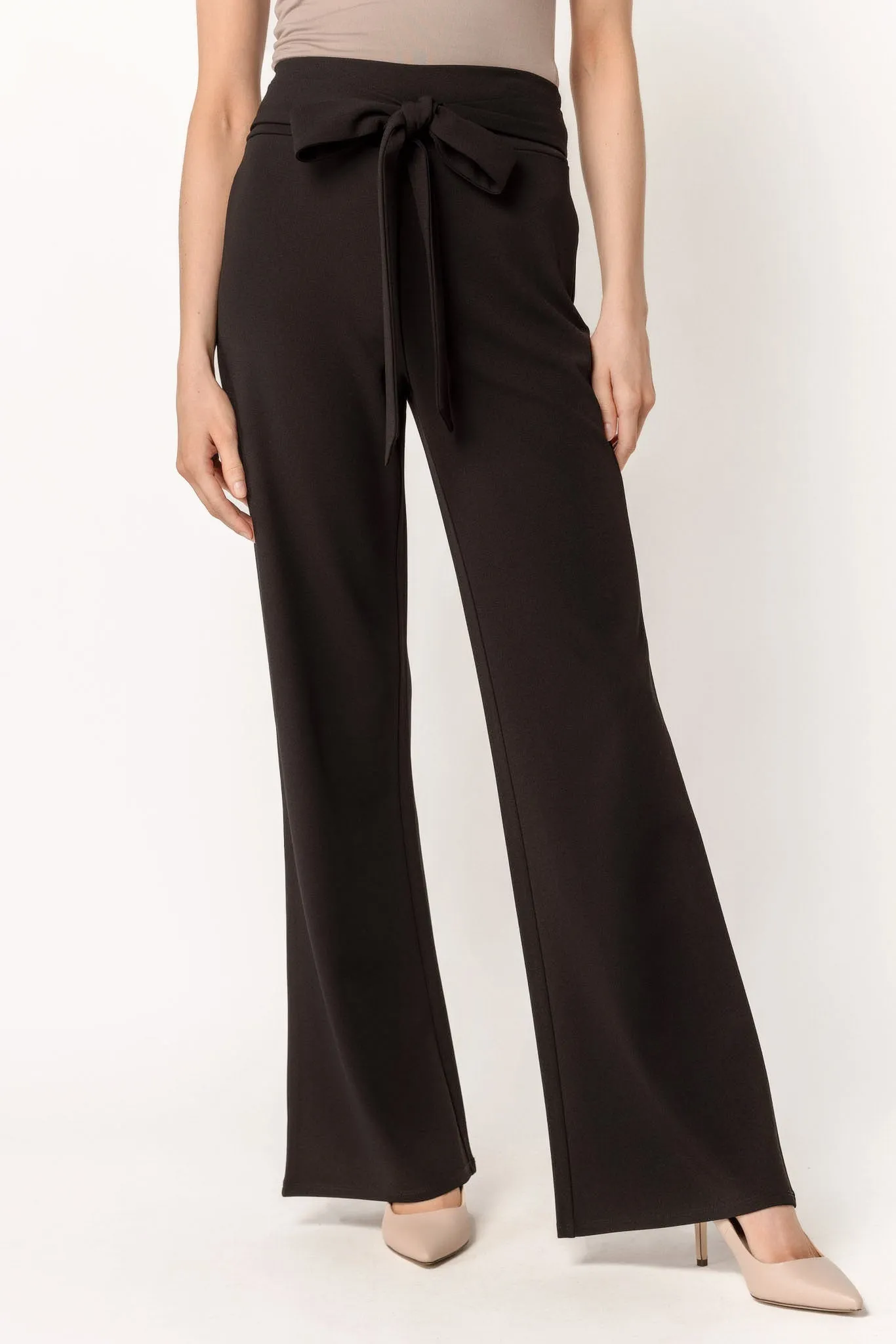 Scuba Crepe Pant with Tie-Belt sold by Eclipse product image thumbnail 3