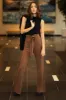 Scuba Crepe Pant with Tie-Belt sold by Eclipse