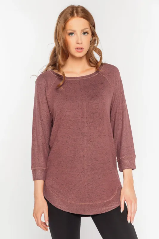 SuperSoft 3/4 Sleeve Scoopneck sold by Eclipse