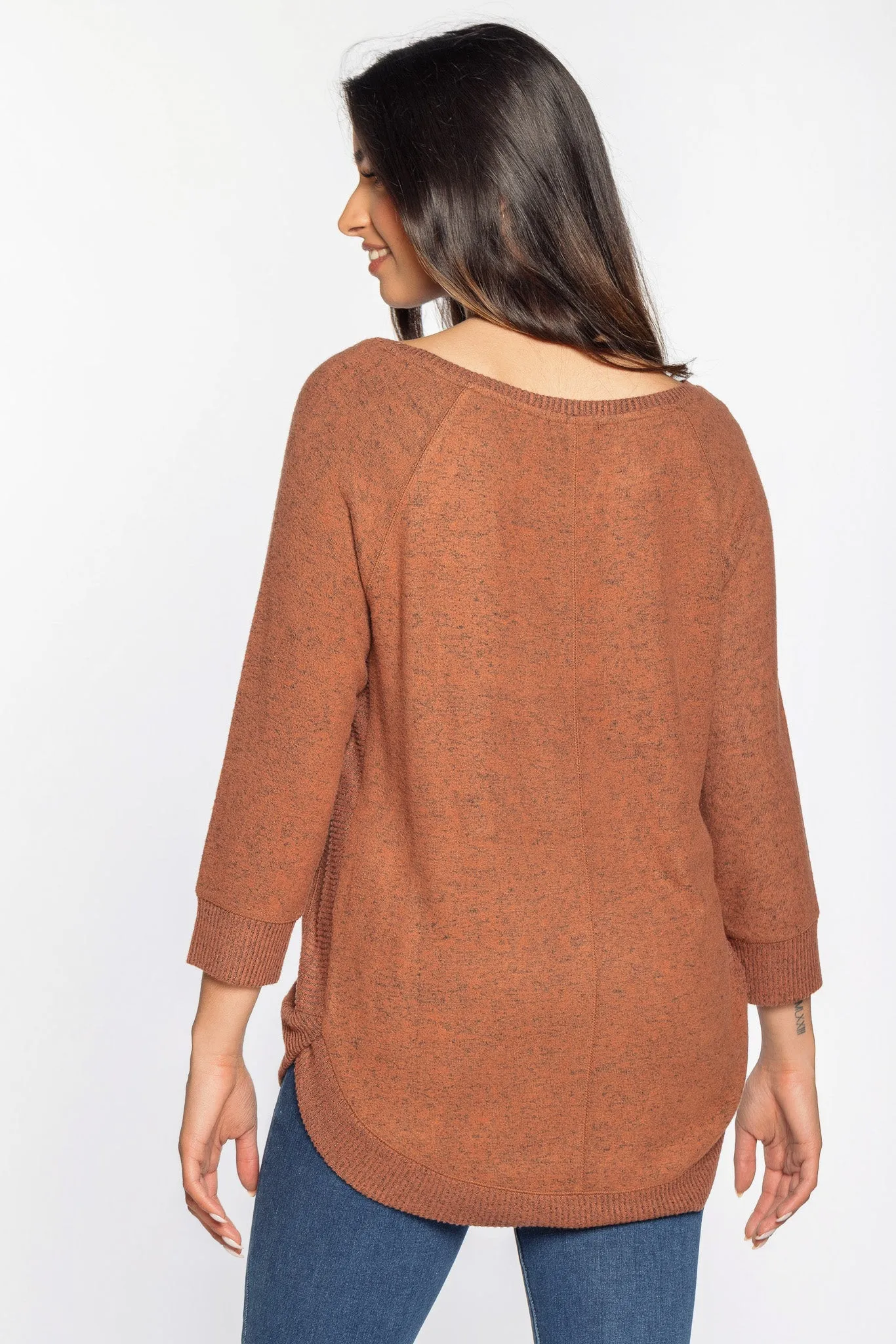 SuperSoft 3/4 Sleeve Scoopneck sold by Eclipse product image thumbnail 4