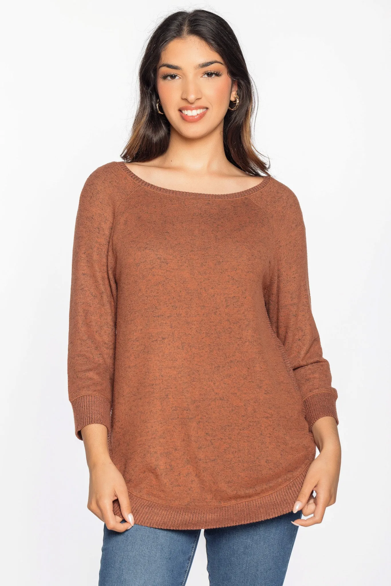 SuperSoft 3/4 Sleeve Scoopneck sold by Eclipse product image thumbnail 3