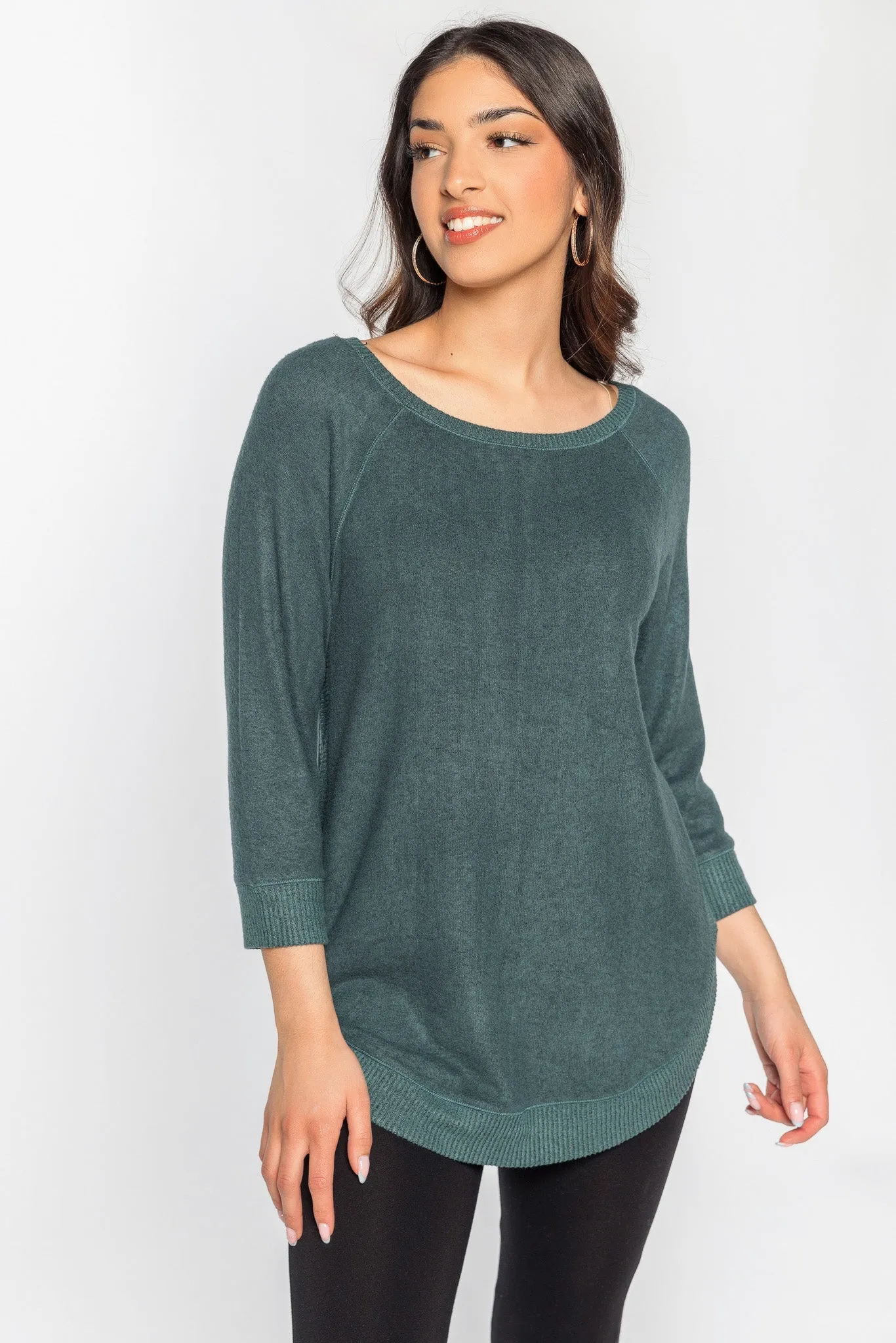 SuperSoft 3/4 Sleeve Scoopneck sold by Eclipse product image thumbnail 5