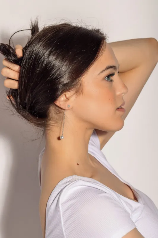 Pearl Drop Earrings sold by Eclipse