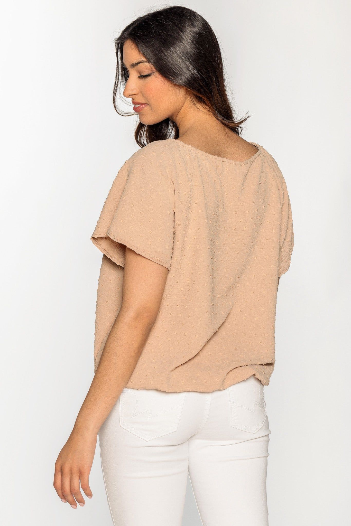 Airflow Dot Peasant Top sold by Eclipse product image thumbnail 2