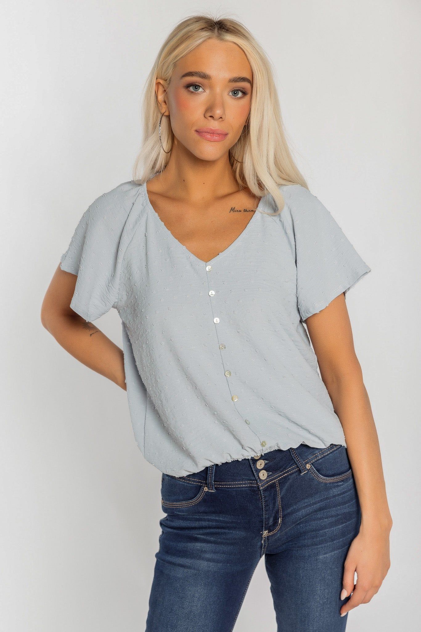 Airflow Dot Peasant Top sold by Eclipse product image thumbnail 3