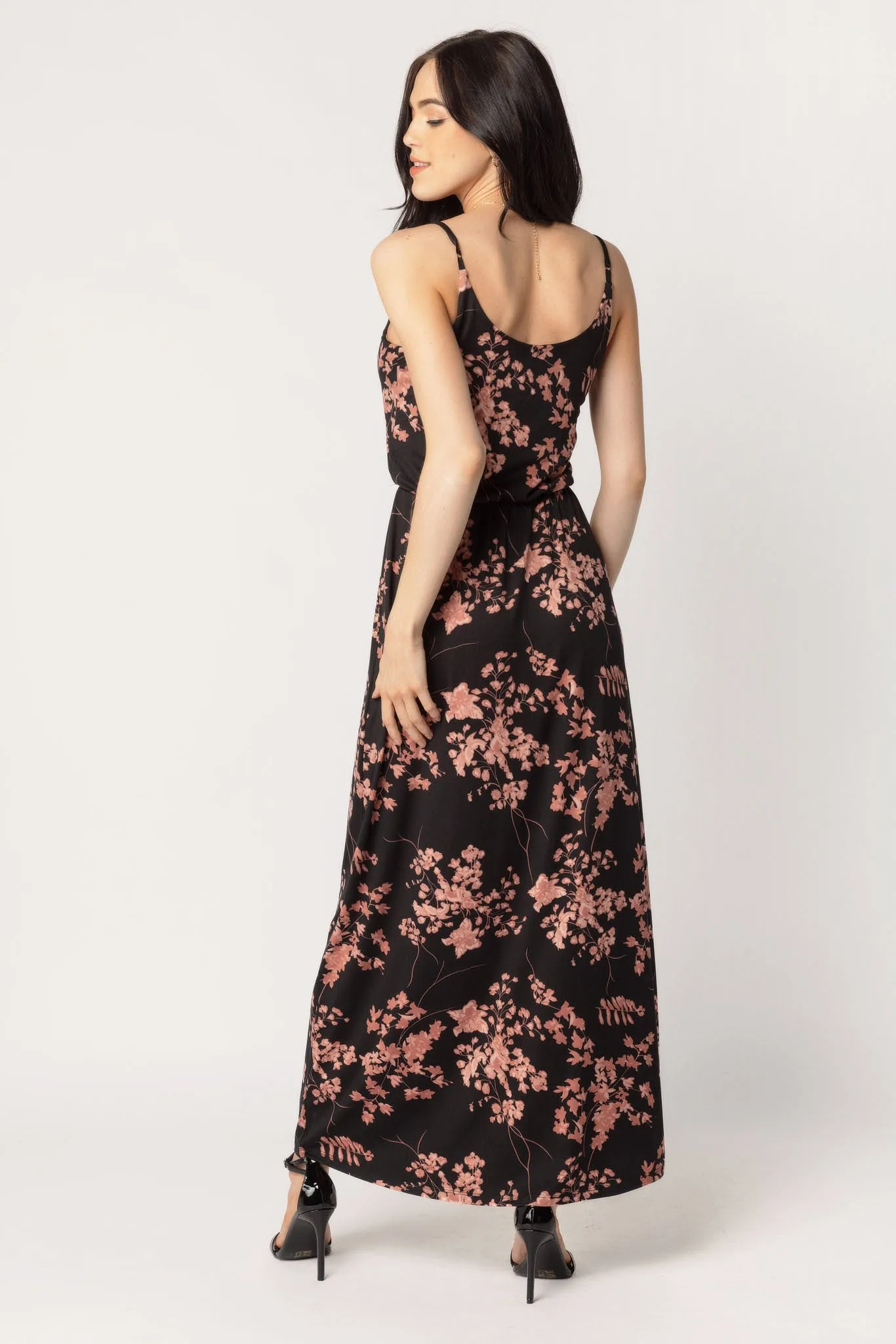 Floral Maxi Dress with Side Slit sold by Eclipse product image thumbnail 2