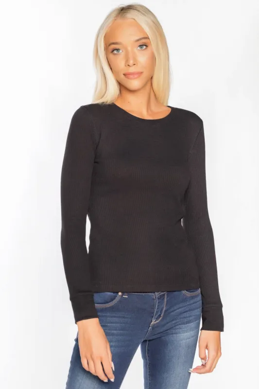 Thermal Knit Long Sleeve Crewneck sold by Eclipse