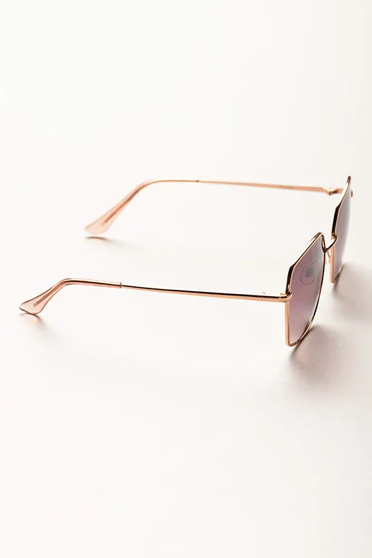 Rectangular Metal Frame Sunglasses sold by Eclipse product image thumbnail 4