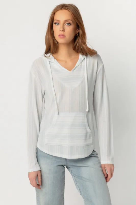 Wallflower Classic Baja Stripe Hoodie sold by Eclipse