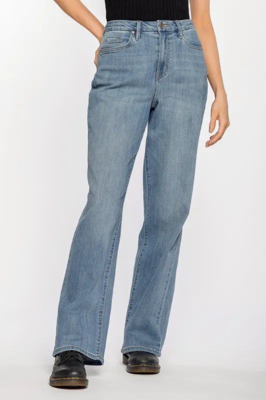 YMI Medium Wash Wide-Leg Jean sold by Eclipse