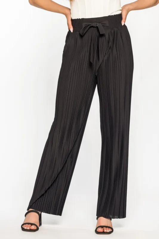 Plisse Wide Leg Pant sold by Eclipse