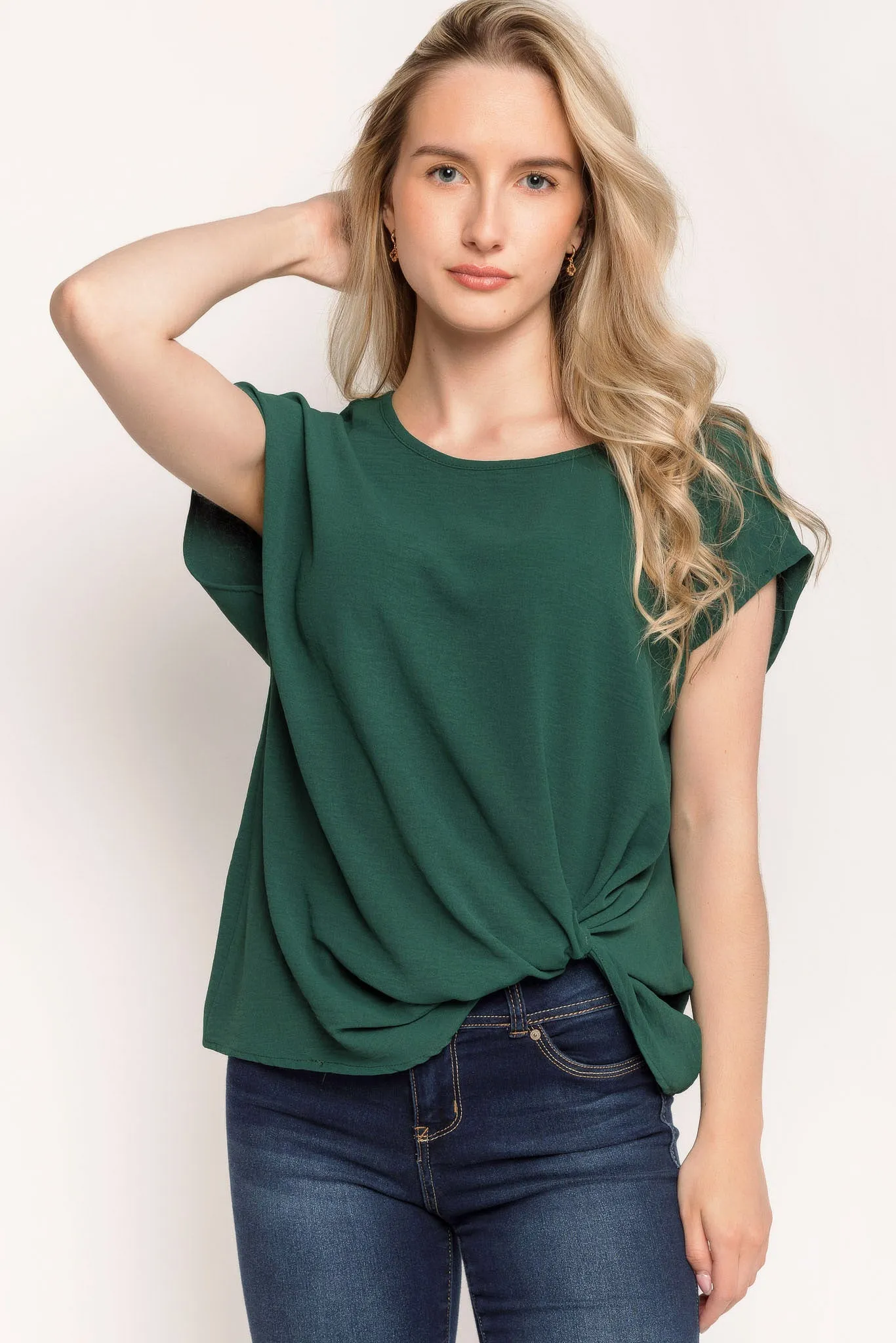 Airflow Twisted Hem Blouse sold by Eclipse product image thumbnail 3