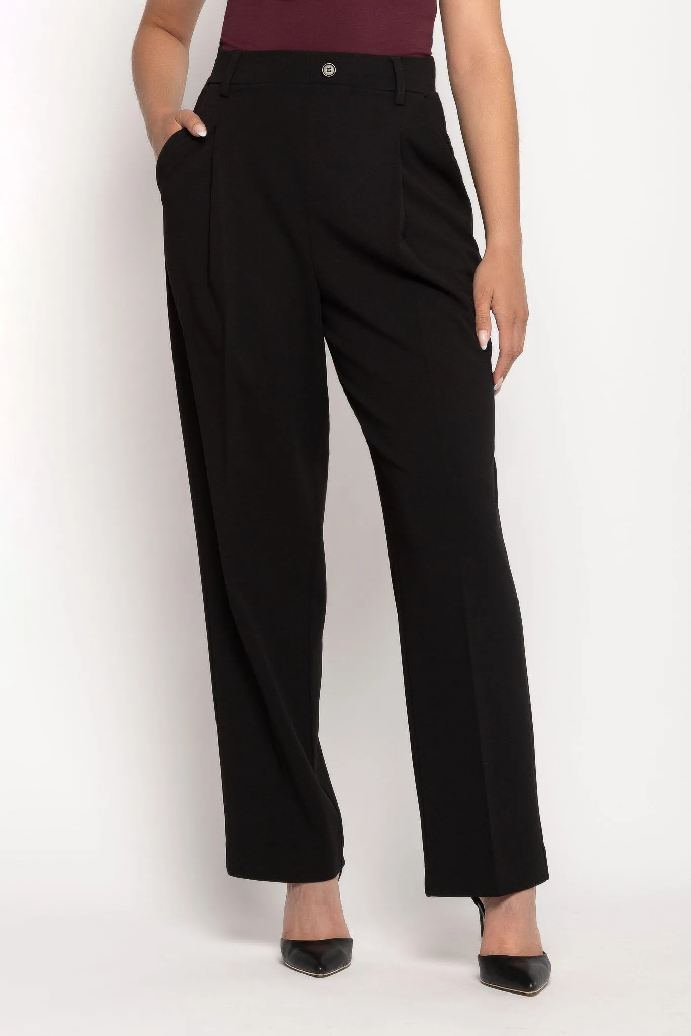 Wide-leg Pleated Pant sold by Eclipse product image thumbnail 3