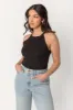 Ribbed High Neck Tank sold by Eclipse