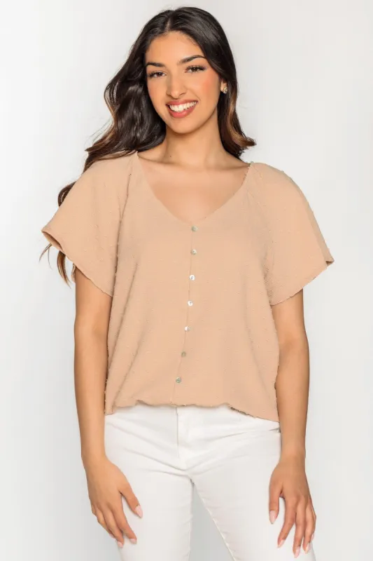 Airflow Dot Peasant Top sold by Eclipse