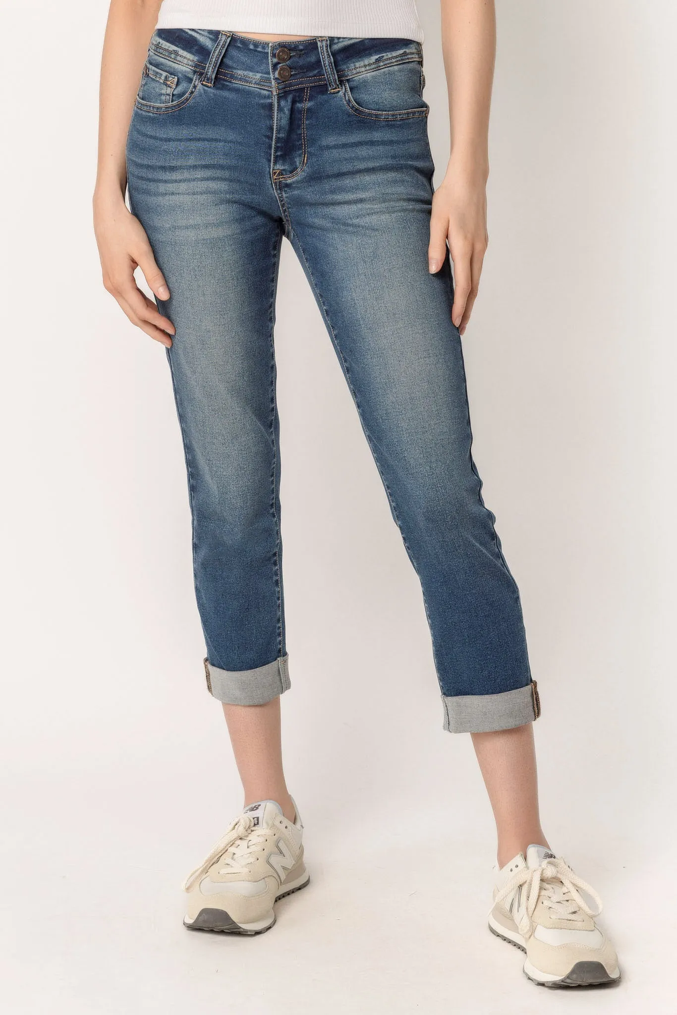 Wallflower Juliette Wash Ultra Midrise Crop sold by Eclipse product image thumbnail 2