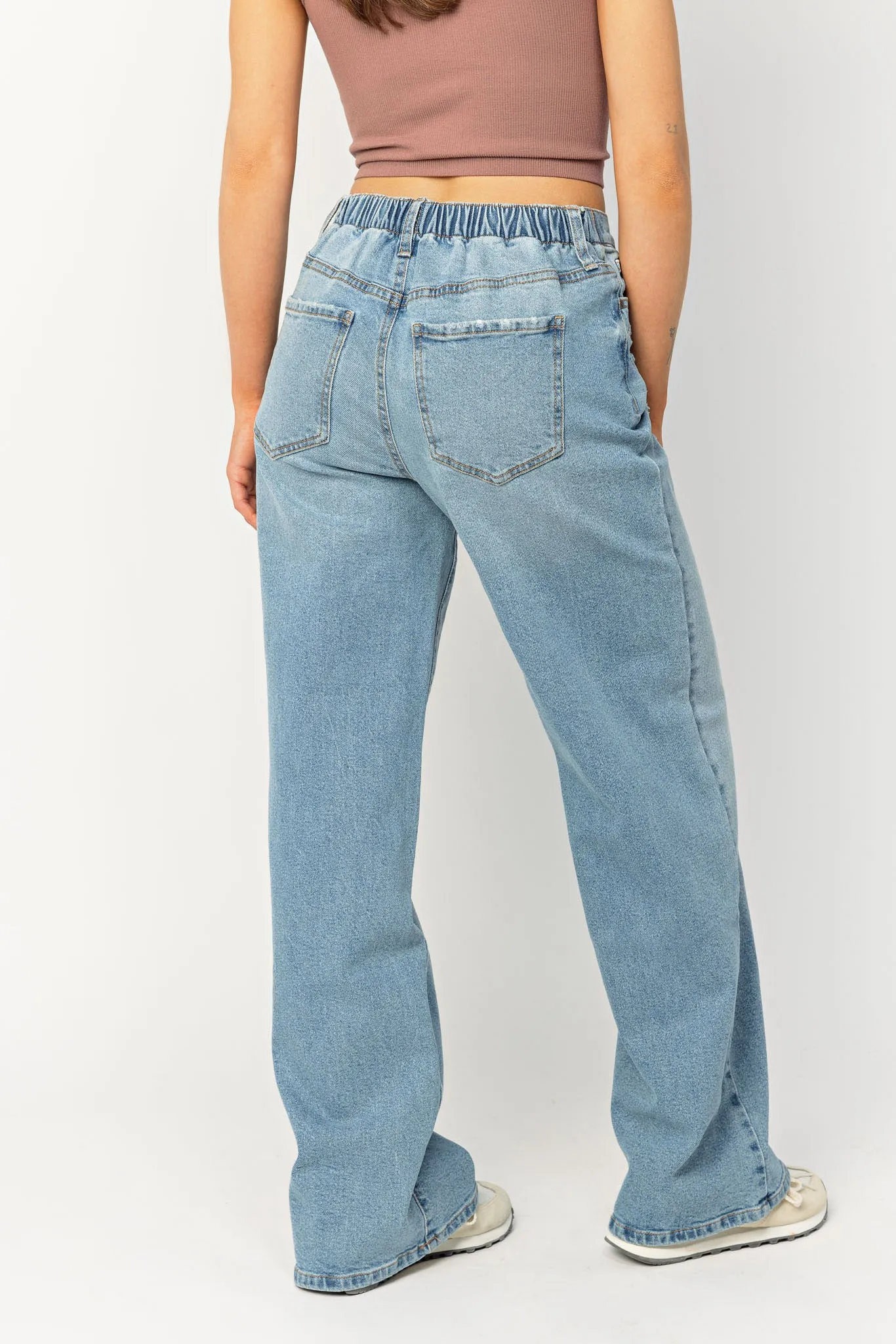 Myka Wash Wide Leg Jeans by Celebrity Pink sold by Eclipse product image thumbnail 4