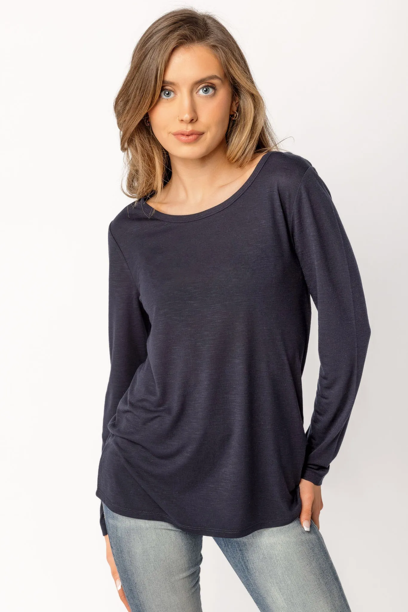 Long-Sleeve Crew-Neck Top sold by Eclipse