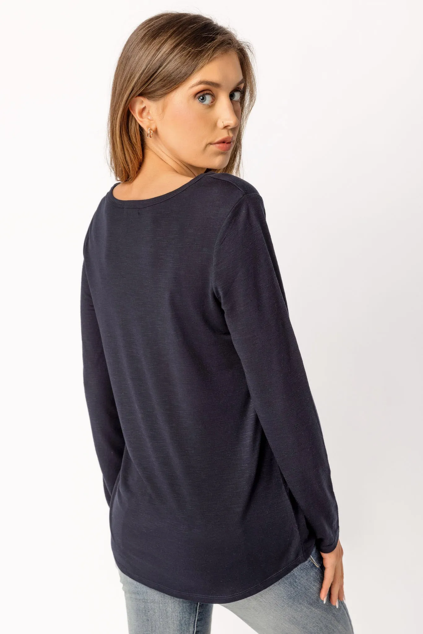 Long-Sleeve Crew-Neck Top sold by Eclipse product image thumbnail 2