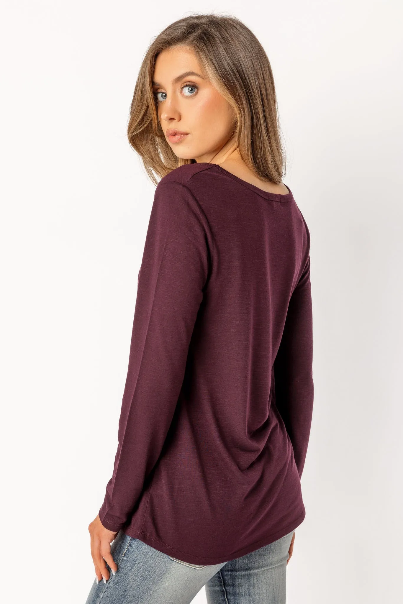 Long-Sleeve Crew-Neck Top sold by Eclipse product image thumbnail 5