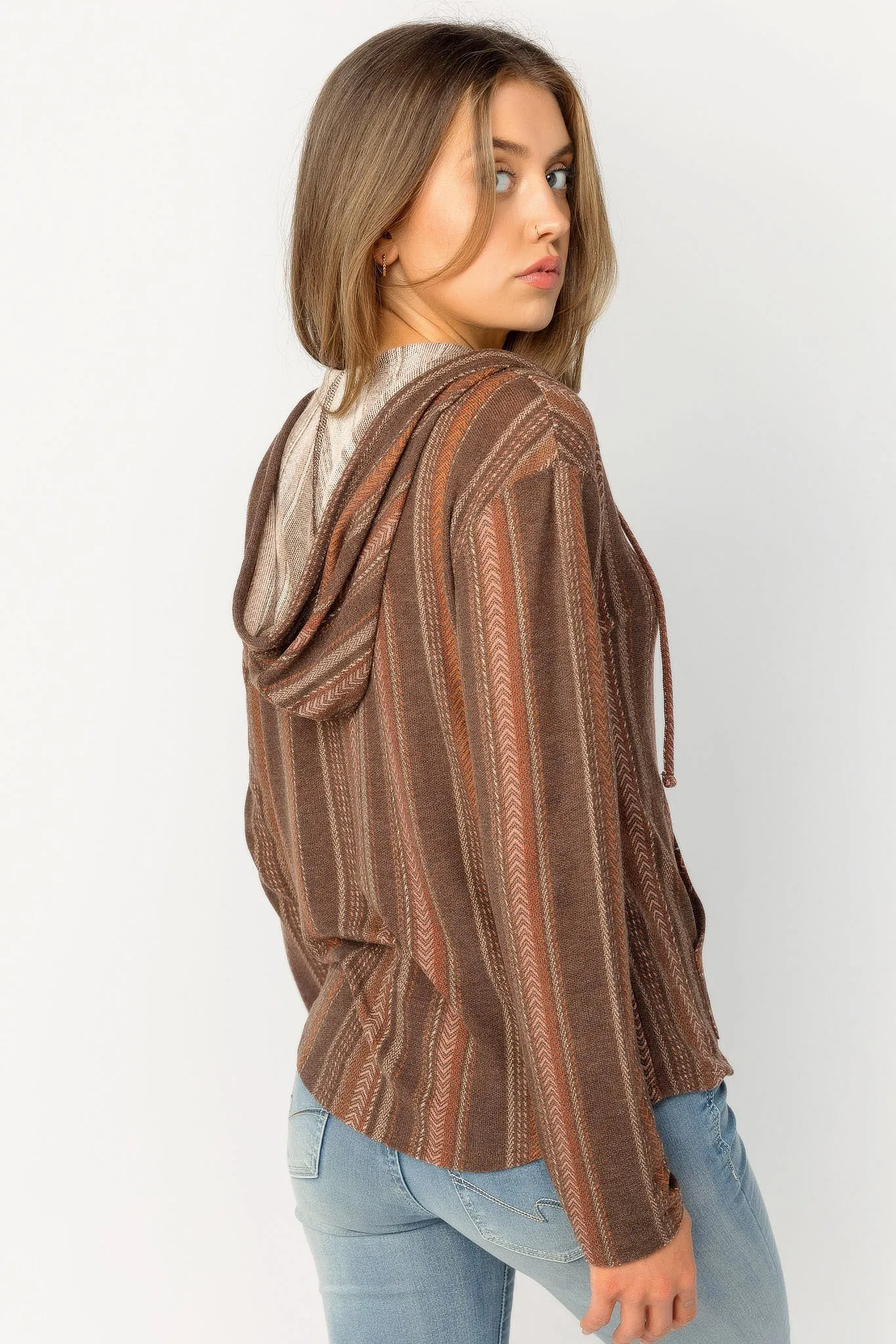 Wallflower Dakota Hoodie in Serengeti Baja Print sold by Eclipse product image thumbnail 2