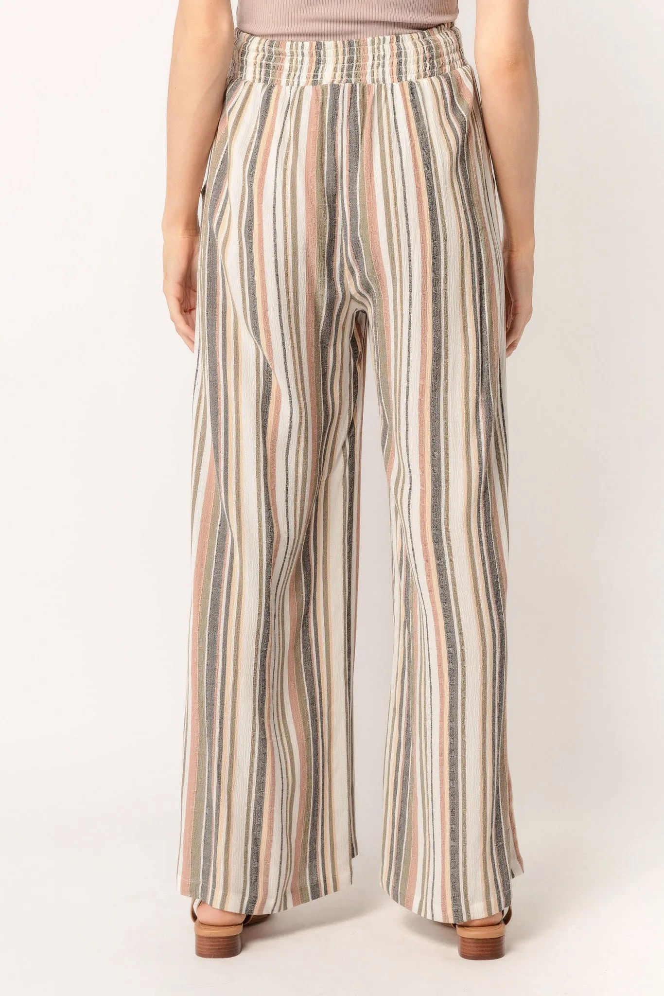Light Stripe Palazzo Pant with Tie-Belt sold by Eclipse product image thumbnail 4
