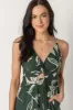 Lily Spaghetti Strap Knotted Bust Wide Leg Jumpsuit sold by Eclipse