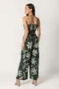 Lily Spaghetti Strap Knotted Bust Wide Leg Jumpsuit sold by Eclipse