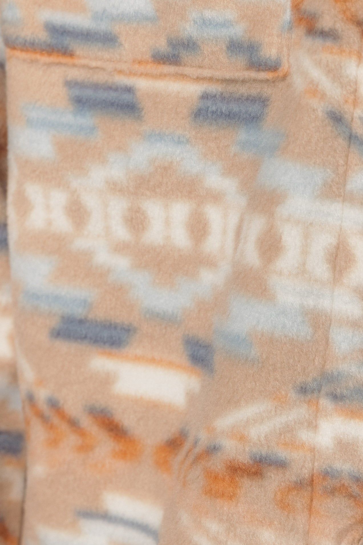 Wallflower Taylor Geometric Polar Fleece Shacket sold by Eclipse product image thumbnail 3