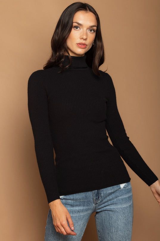 Ribbed Long Sleeve Turtleneck sold by Eclipse product image thumbnail 4
