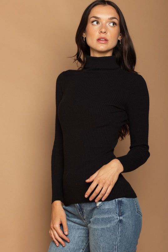 Ribbed Long Sleeve Turtleneck sold by Eclipse product image thumbnail 3