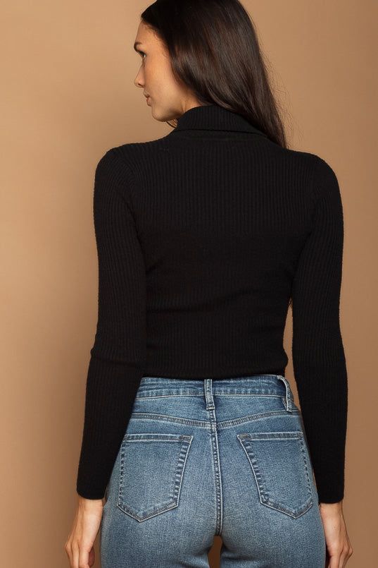 Ribbed Long Sleeve Turtleneck sold by Eclipse product image thumbnail 2