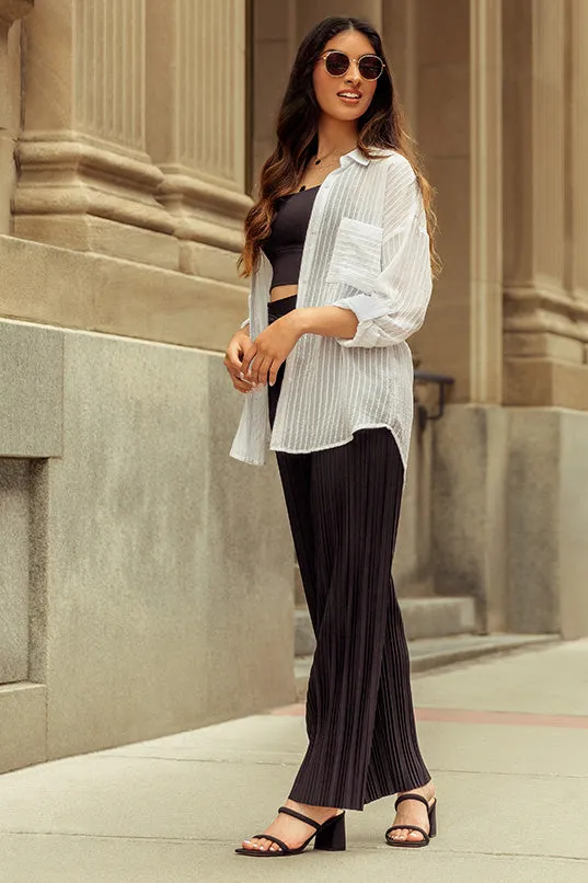 Textured Stripe Shirt sold by Eclipse product image thumbnail 4