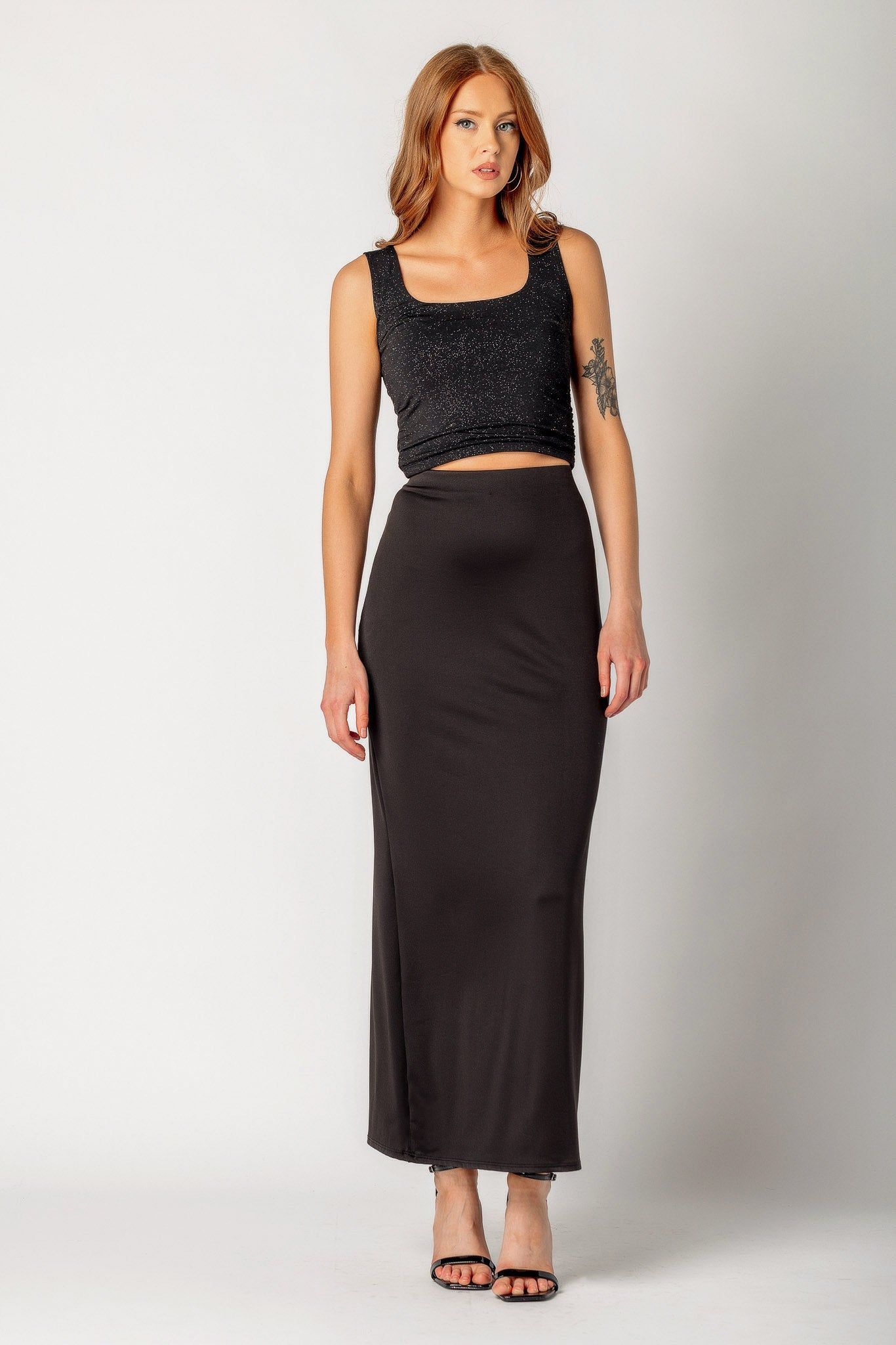 Knit Slim Fit Maxi Skirt sold by Eclipse