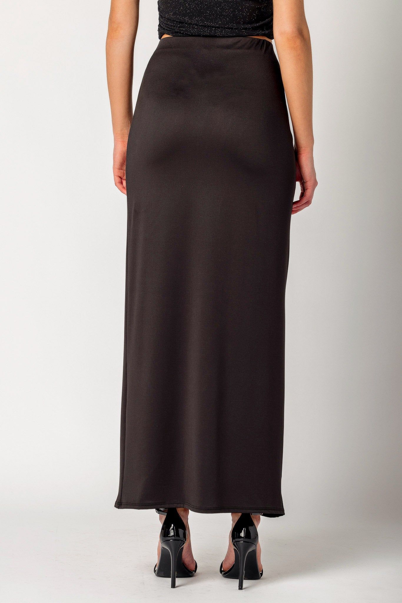 Knit Slim Fit Maxi Skirt sold by Eclipse product image thumbnail 3