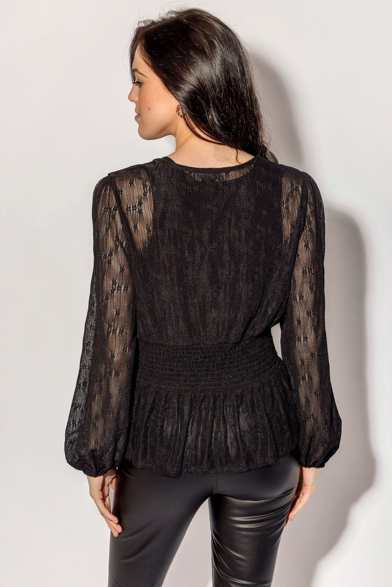 Lace Balloon Sleeve Blouse sold by Eclipse product image thumbnail 2