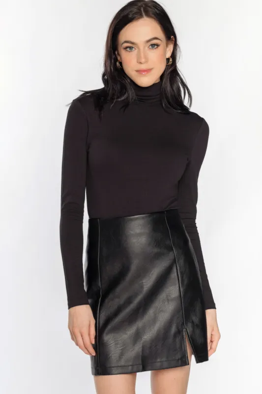 Double Layer Turtleneck Bodysuit sold by Eclipse