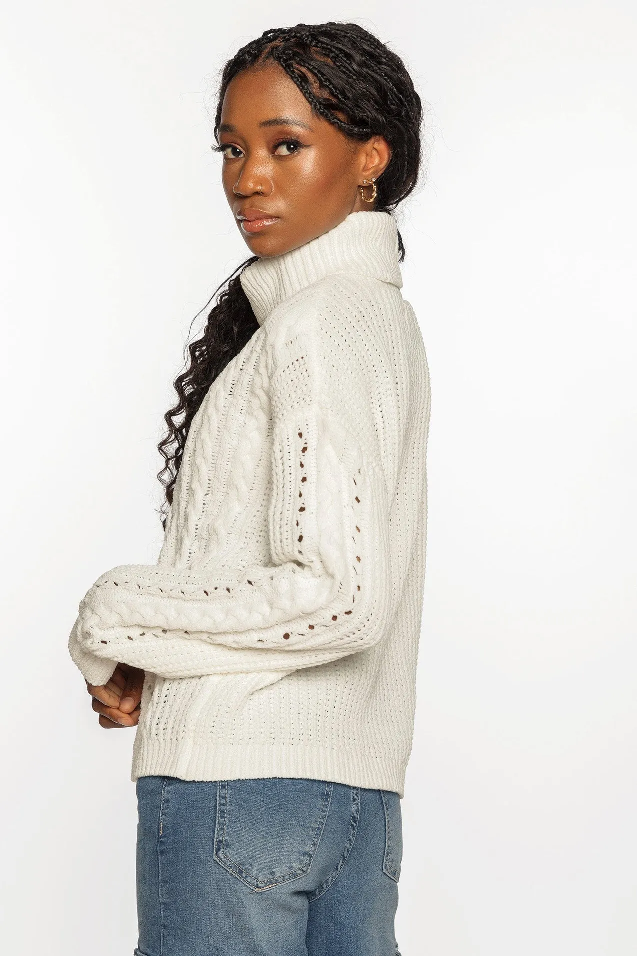 Cable Knit Sweater sold by Eclipse product image thumbnail 5