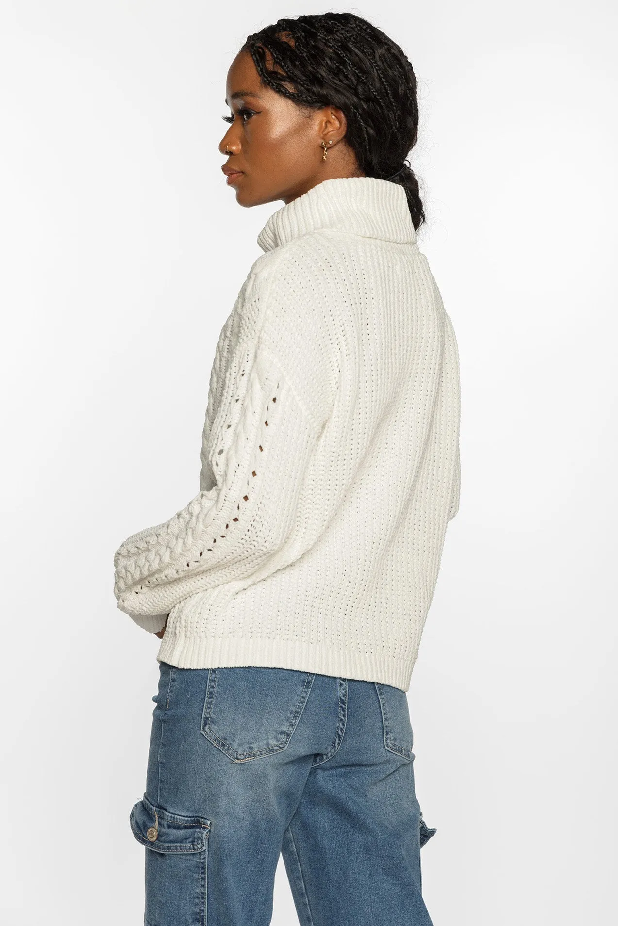 Cable Knit Sweater sold by Eclipse product image thumbnail 4