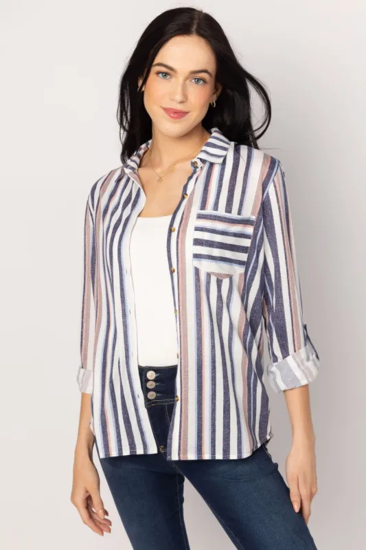 Long Sleeve Striped Shirt sold by Eclipse