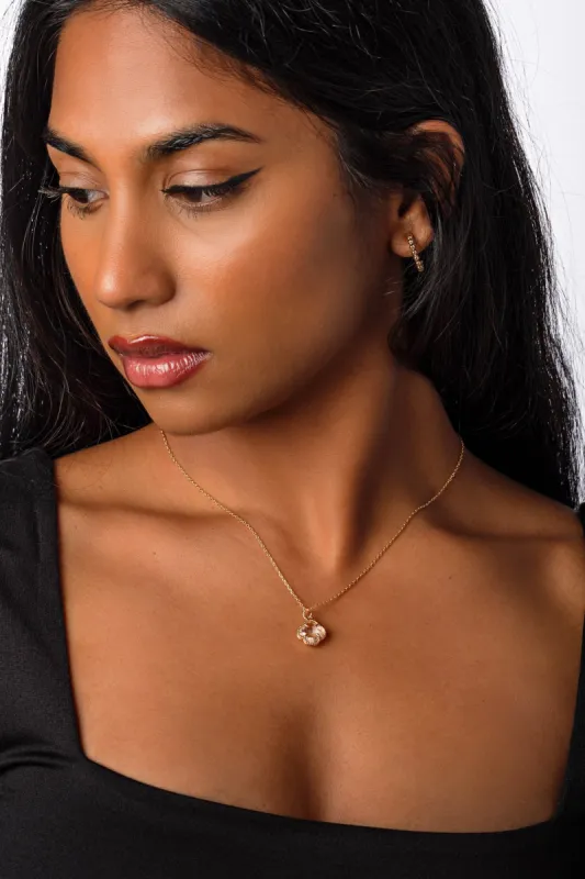 Crystal Clover Pendant Necklace sold by Eclipse