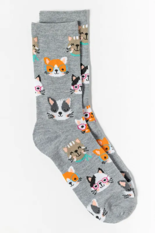 Nerdy Cat Socks sold by Eclipse