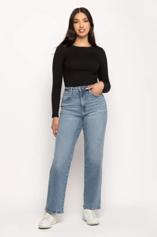 Celebrity Pink Regent Street High-Rise Straight Jean sold by Eclipse